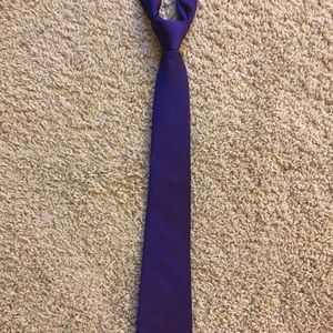 purple silk tie